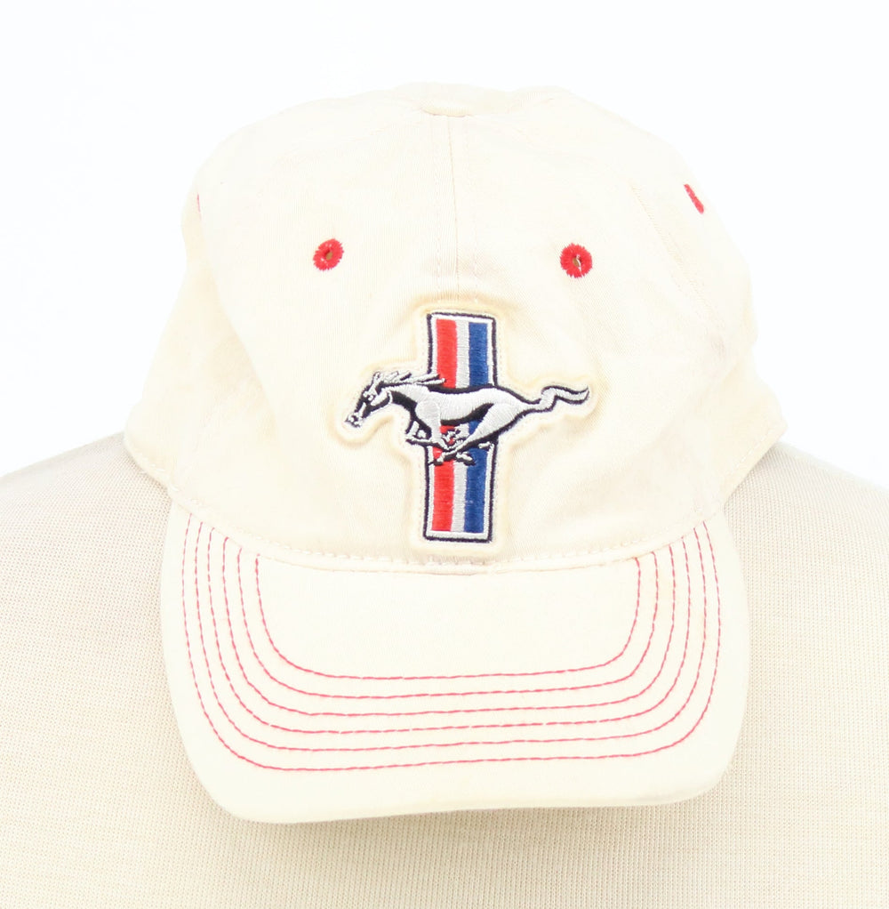 Falcon Cream Mustand Front Embroided Logo Cap