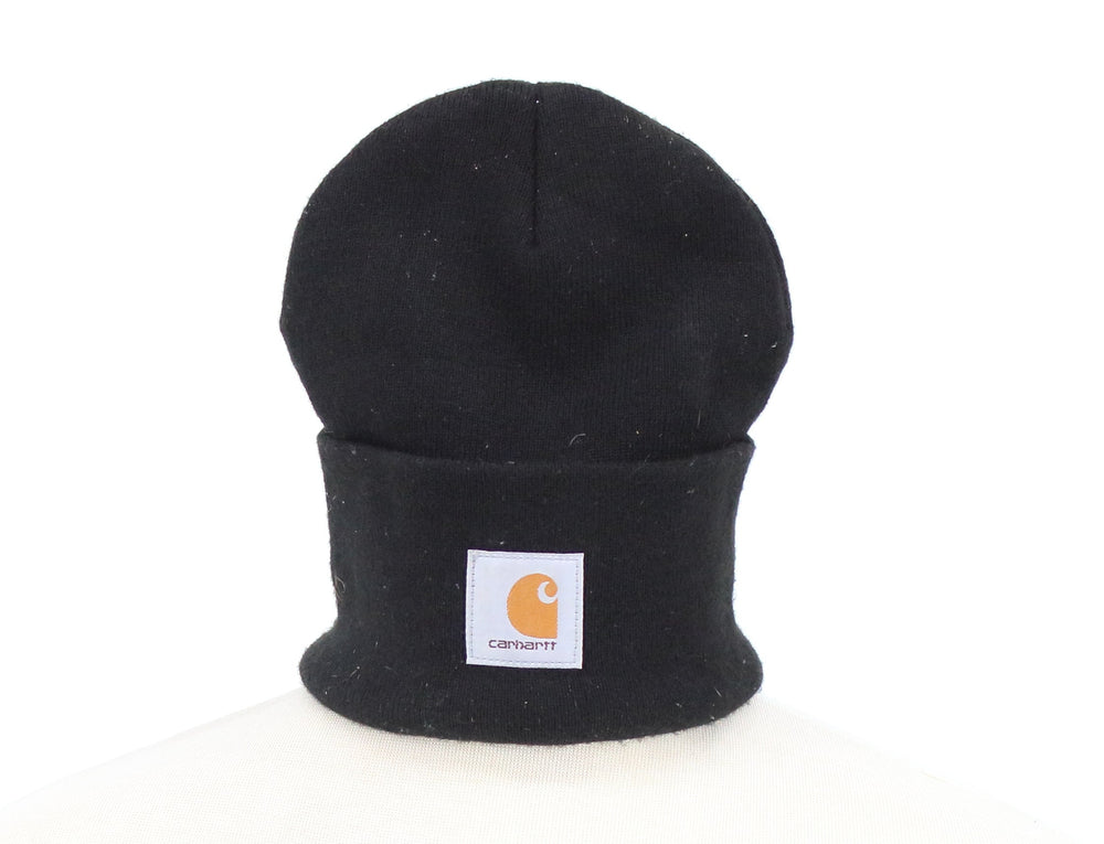 Carhartt Black Front Logo Beanie