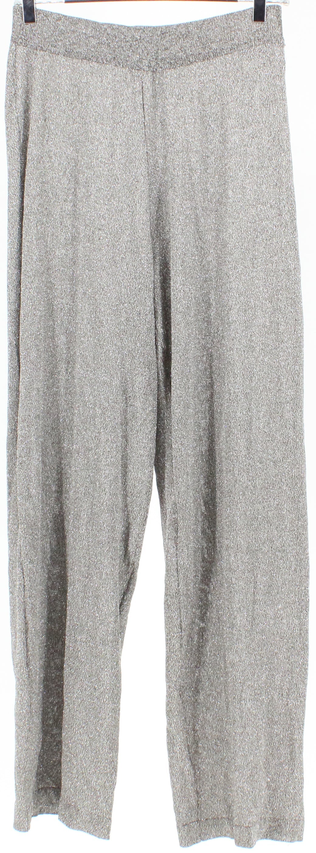 The Limited Grey With Silver Lurex Pants