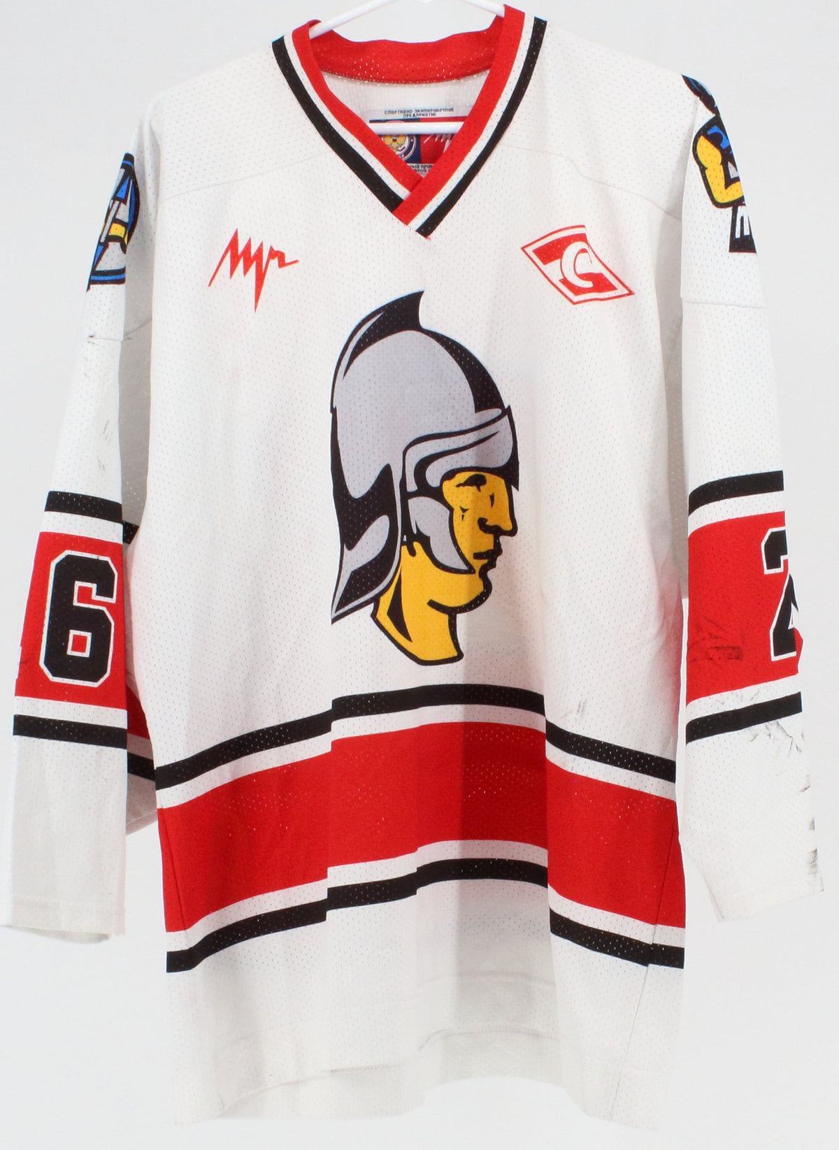 Poccnr 26 White and Red Jersey