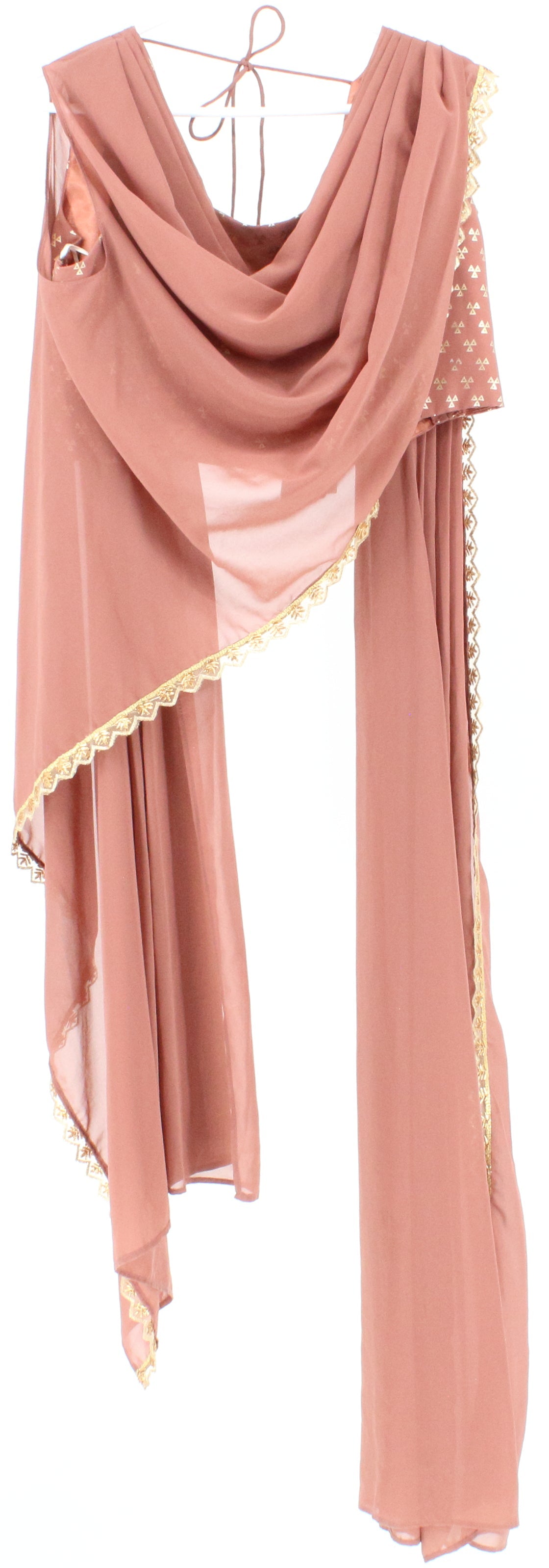 Indya Mauve Pink Silk Top