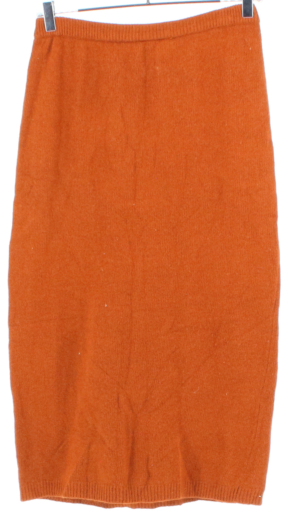 Outlander Dark Burnt Orange Wool Skirt