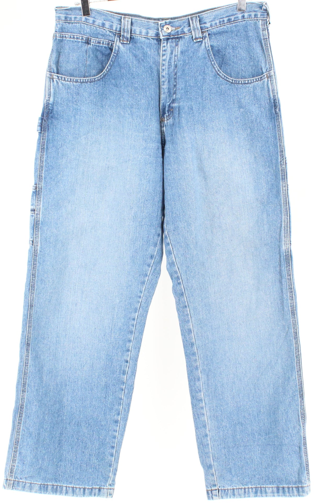 Wrangler Blue Back Side Pockets Denim Pants