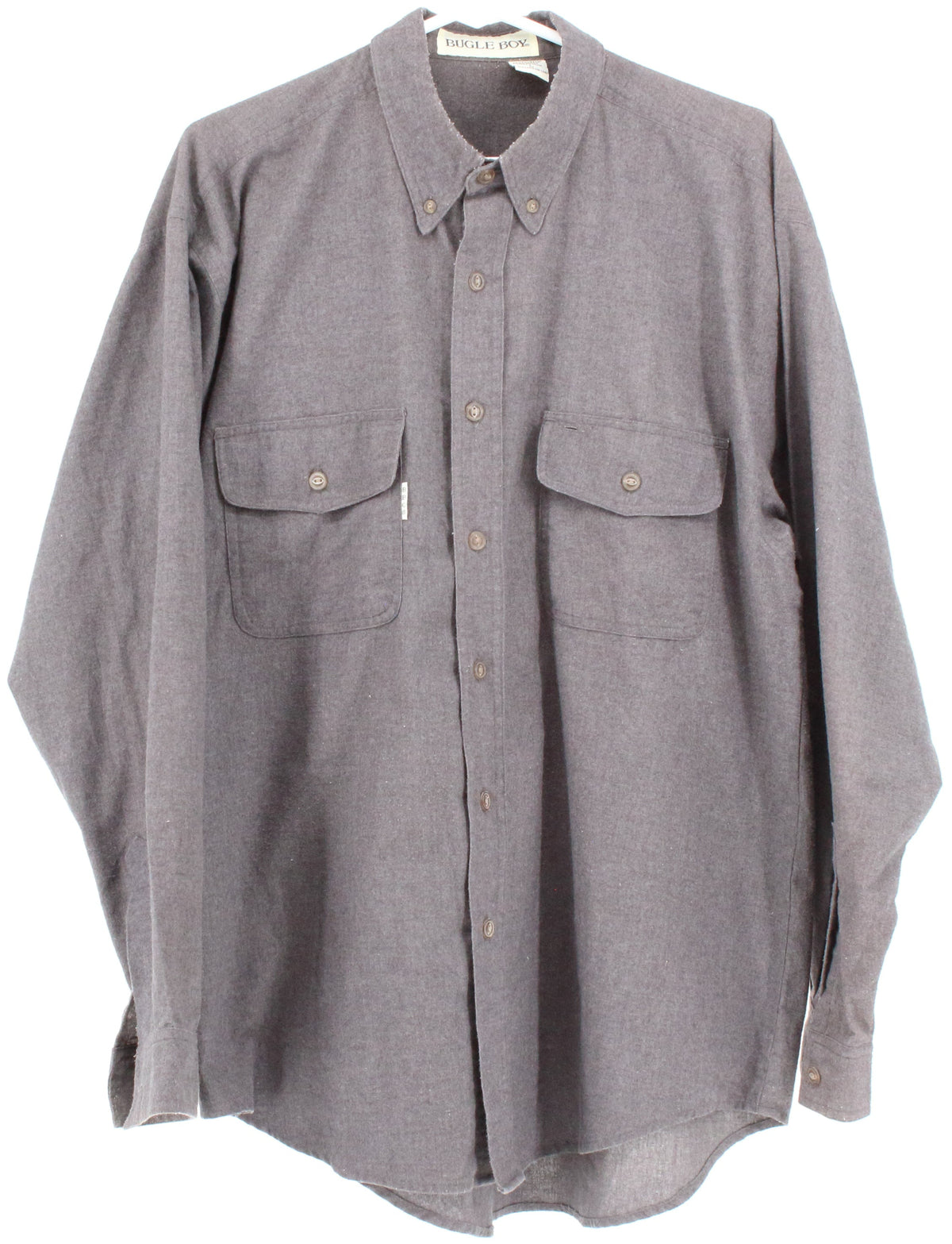 Bugle Boy Grey Flannel Shirt