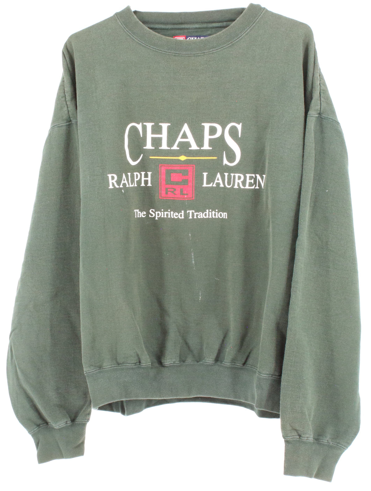 Chaps Ralph Lauren Dark Green  Front logo Sweat Shirt