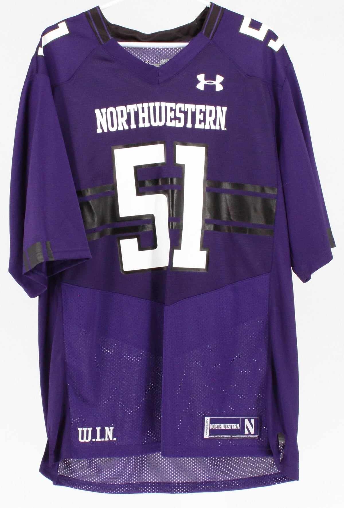 Under Armour Northwestern 51 Purple And Black Jersey