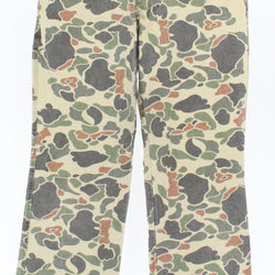 10X Army Green Beige Camo Printed Straight Leg Pants
