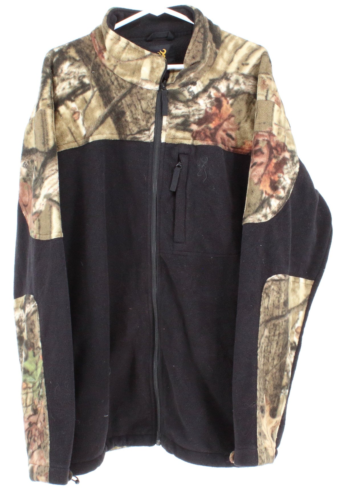 Browning Camo Print Zip-Up Fleece Jacket