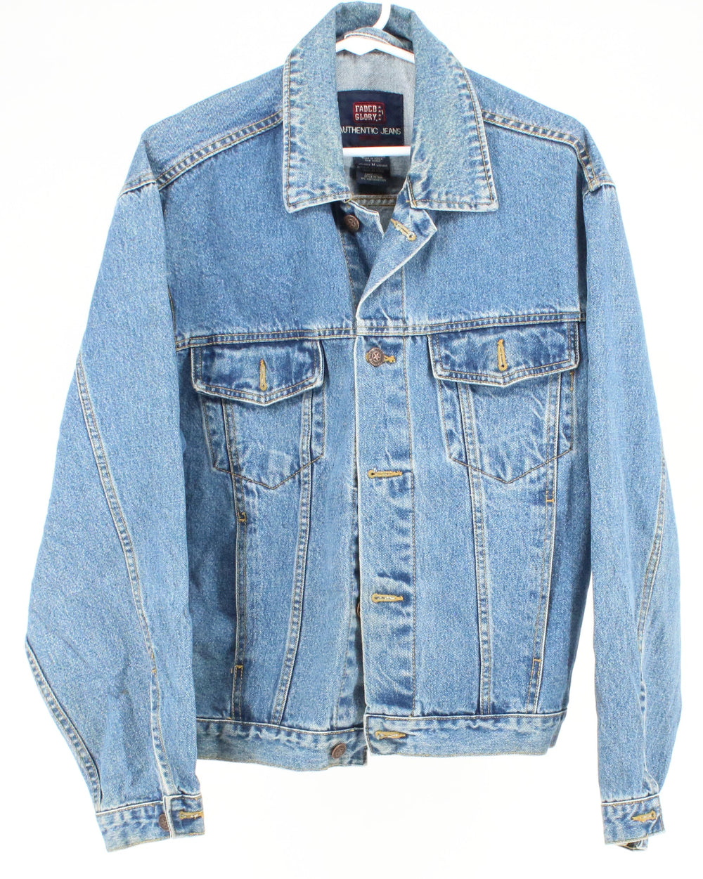 Faded Glory Authentic Jeans Blue Denim Jacket