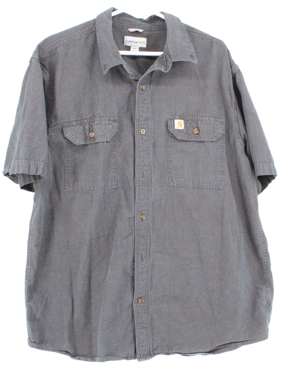 Carhartt Faded Black Short Sleeve Shirt With Pockets
