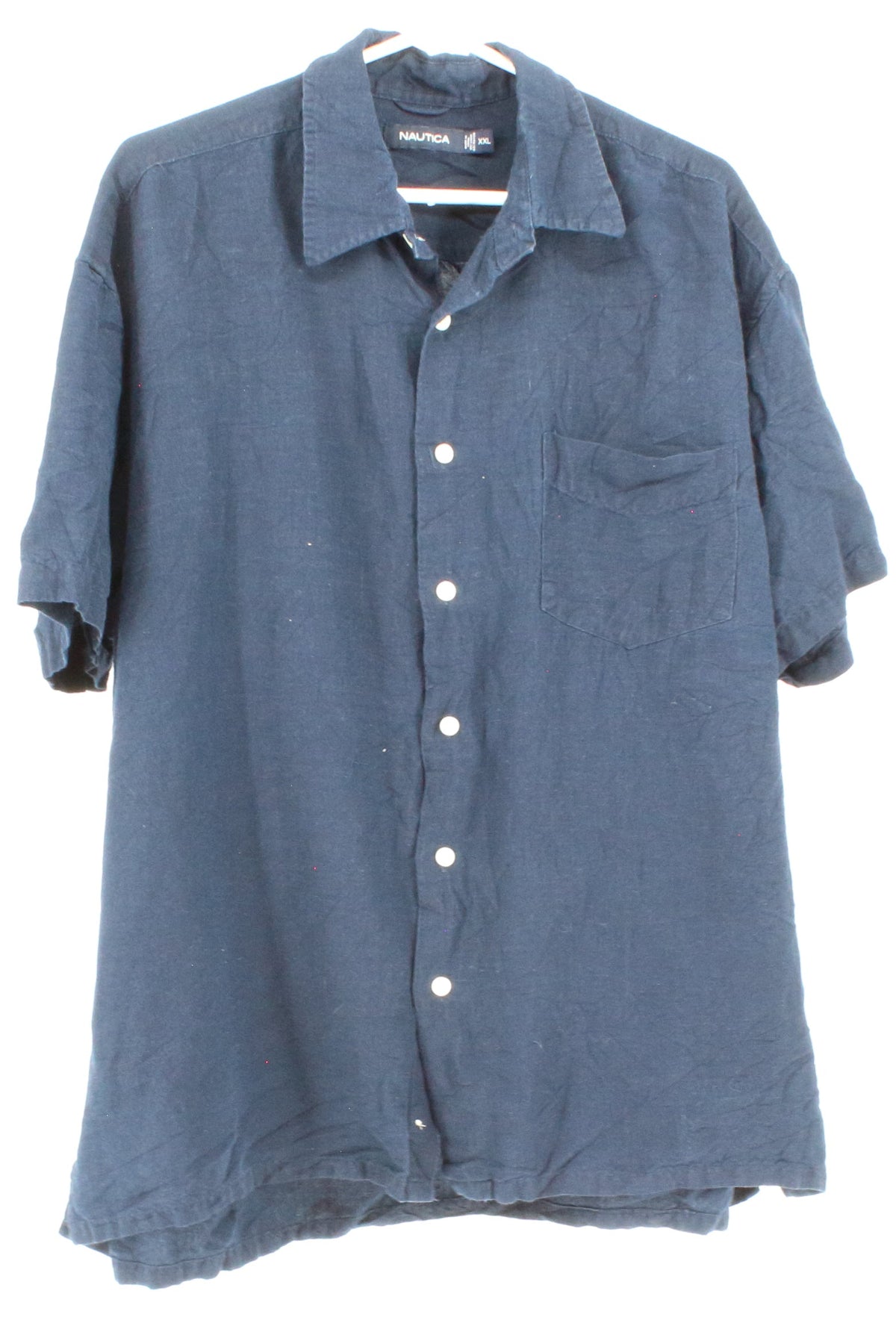 Nautica Navy Blue Short Sleeve Shirt
