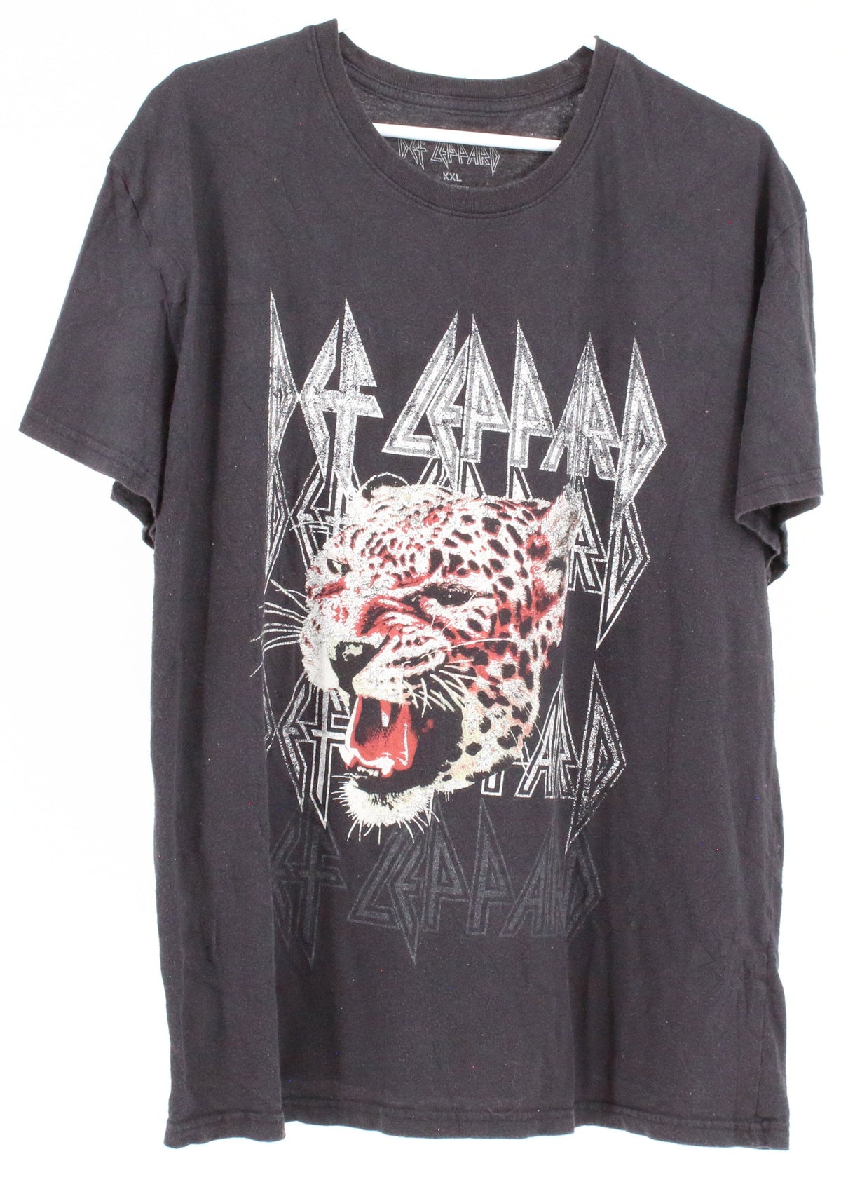 DEF Leppard Black Front Graphic Band Tee