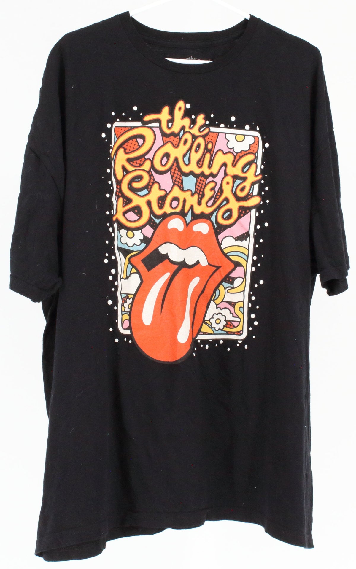 The Rolling Stones Black Front Graphic Band Tee
