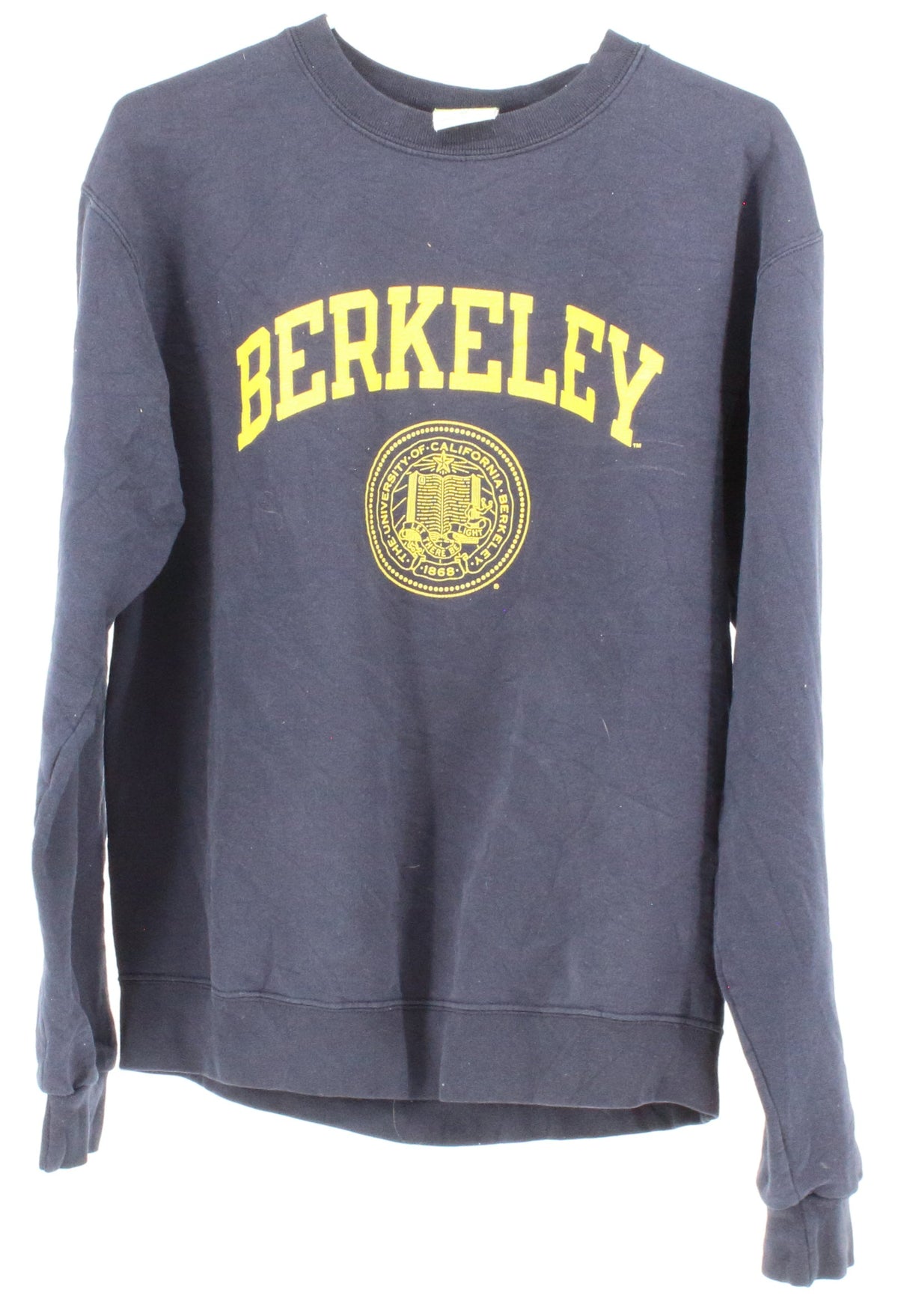 Champion Eco Fleece Navy Blue The University Of California Berkeley Sweatshirt