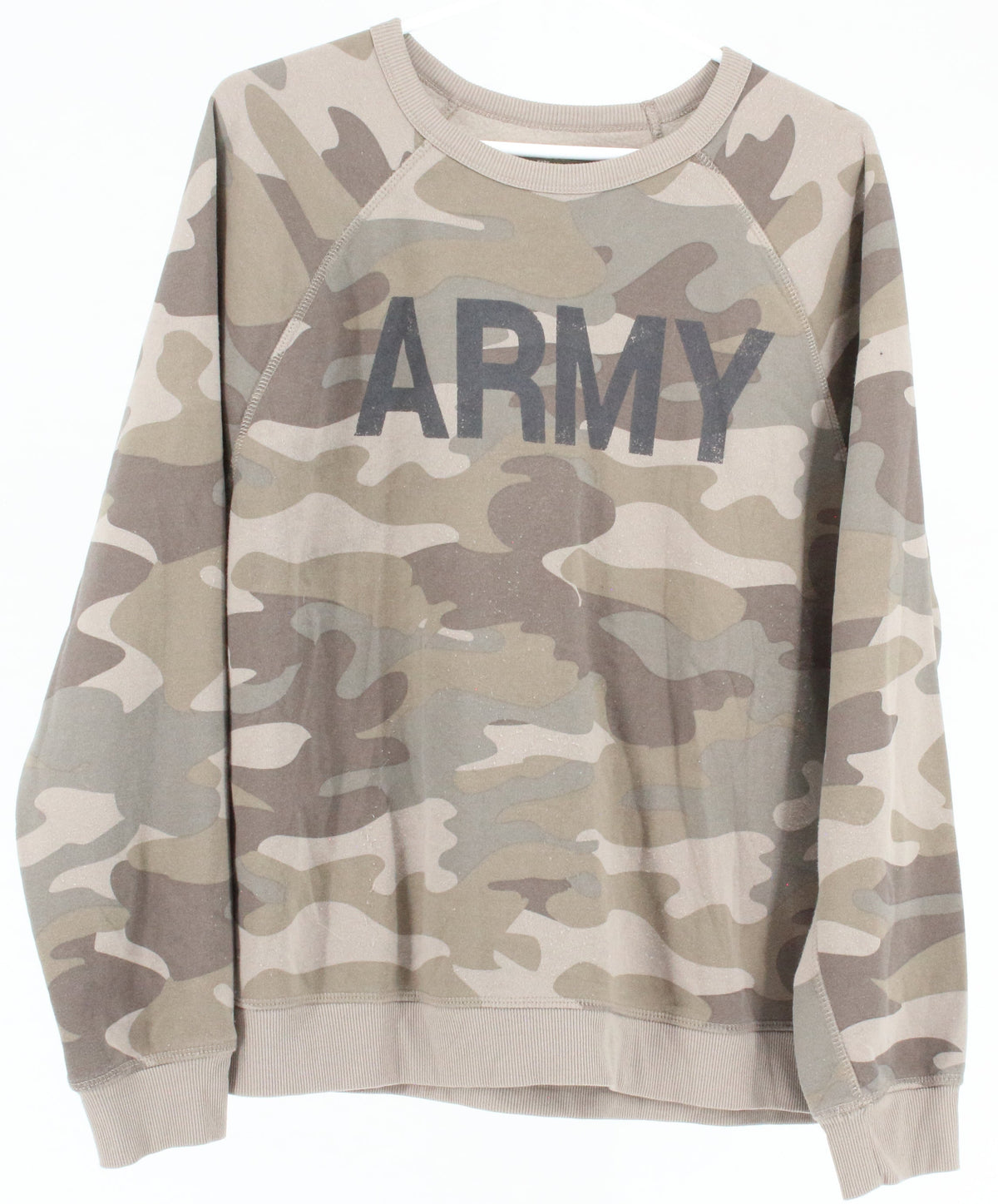 U.S Army Front Graphic Camo Print Sweatshirt
