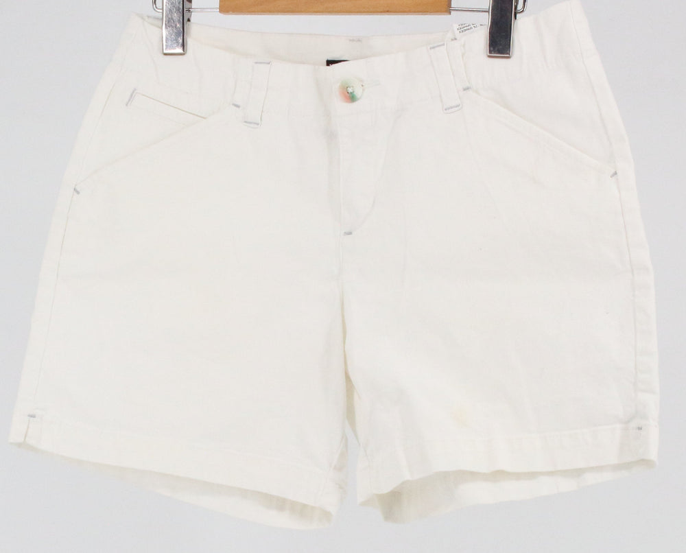 Lee Midrise Fit White Shorts