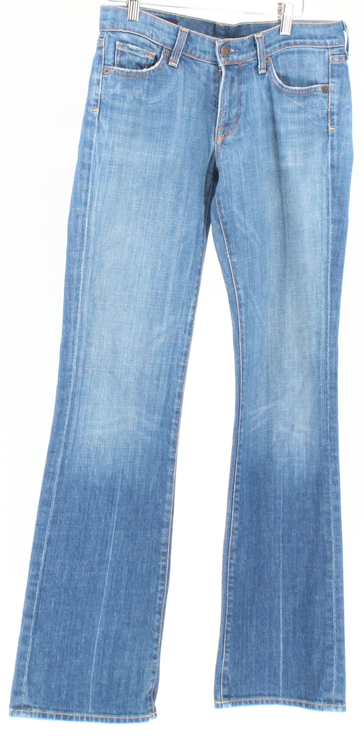 Citizens Of Humanity Blue Low Waist Bootcut Jeans