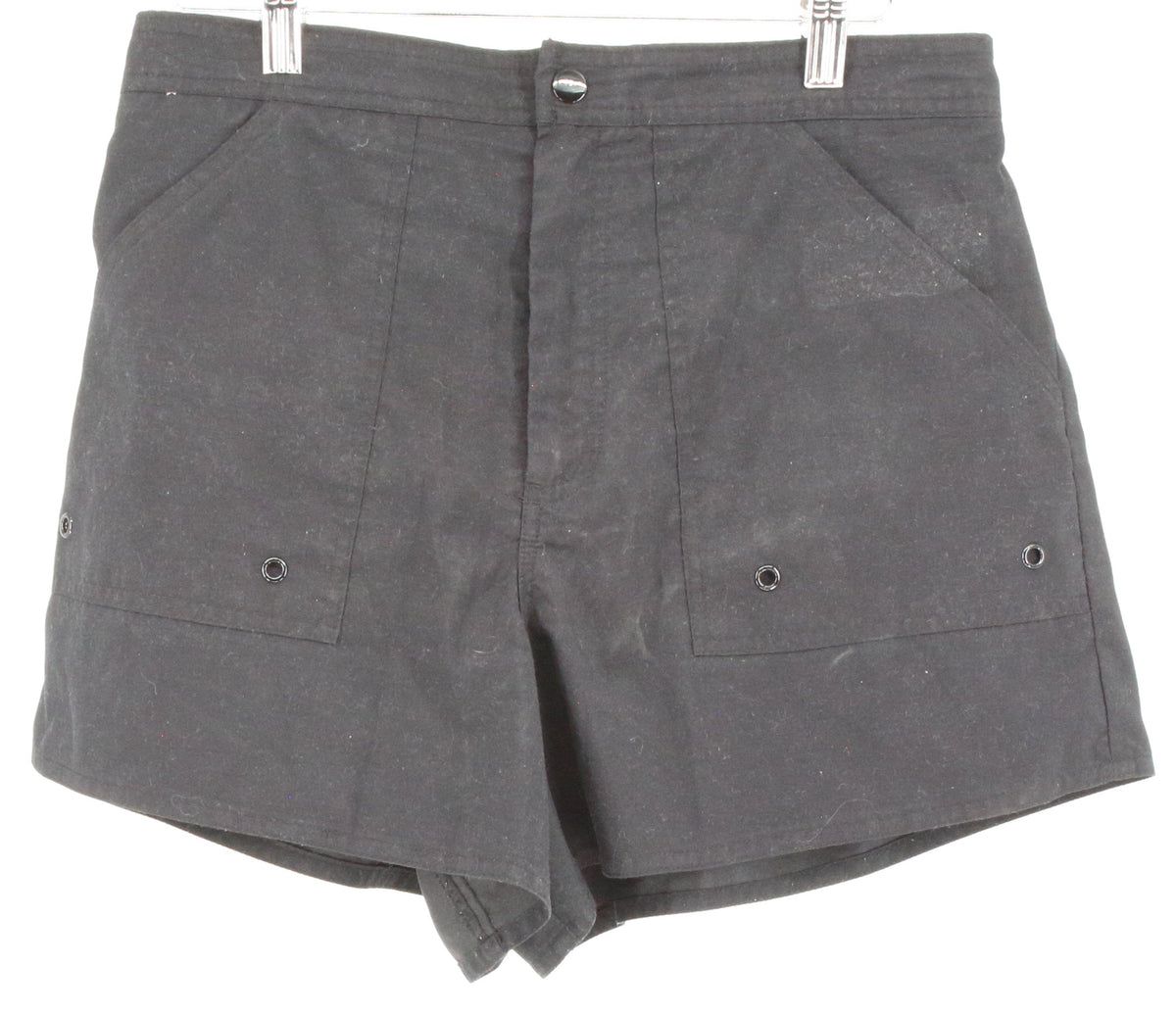 Le Cove Black Front Pocket Shorts