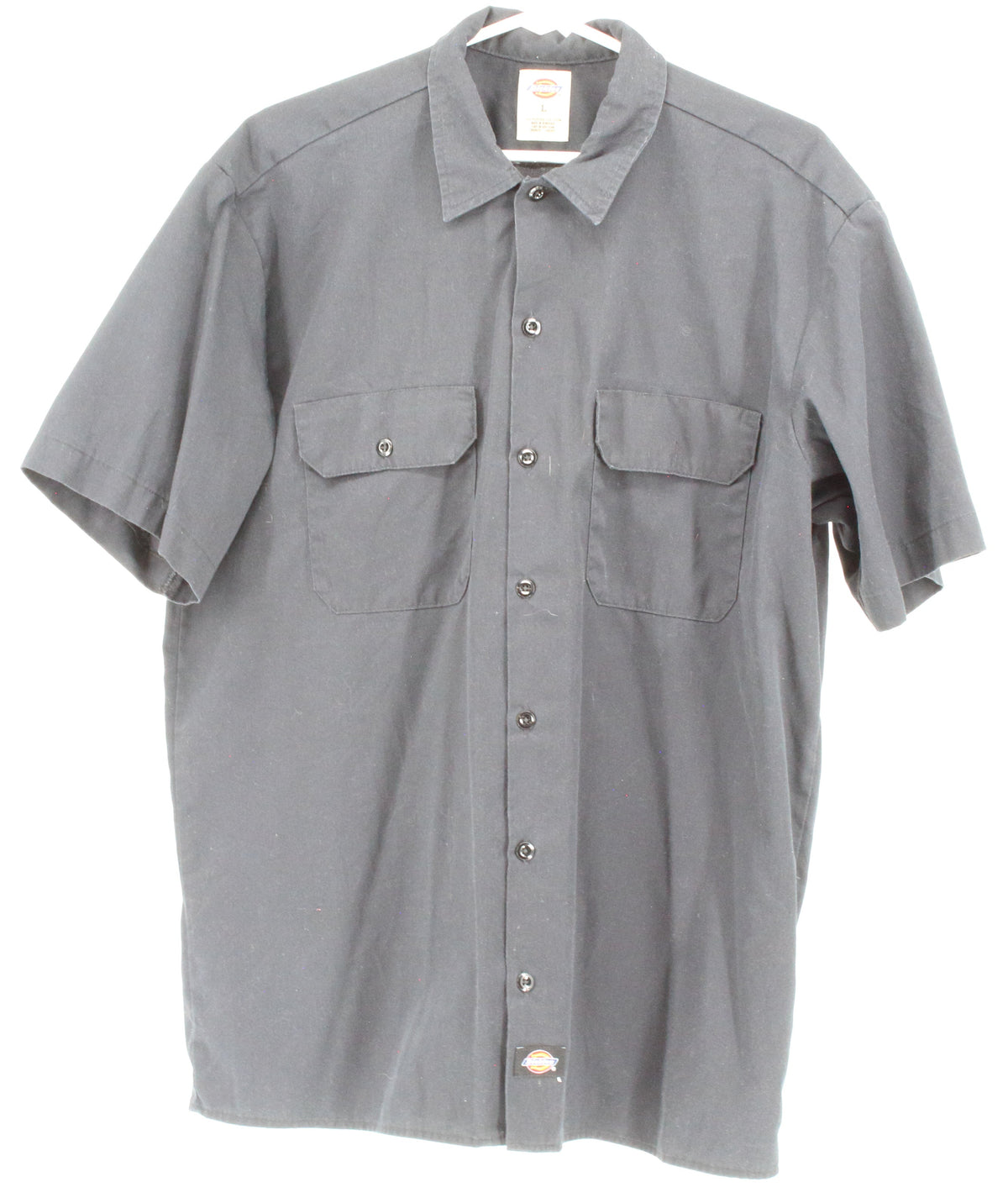 Dickies Black Button-Up Short Sleeve Shirt