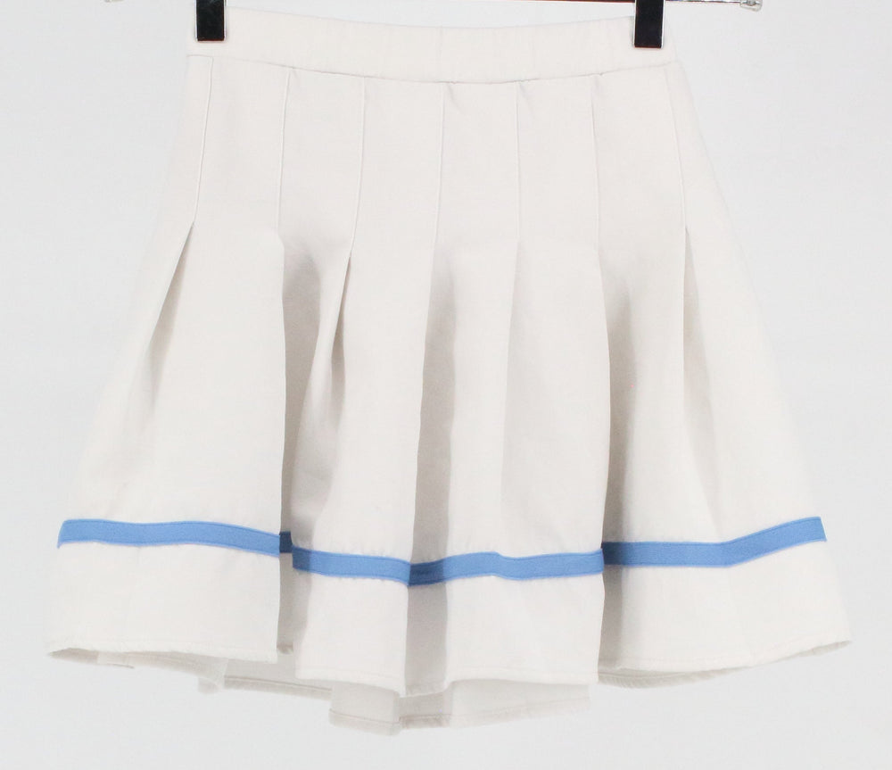 Shein Teen White Pleated Tennis Skirt