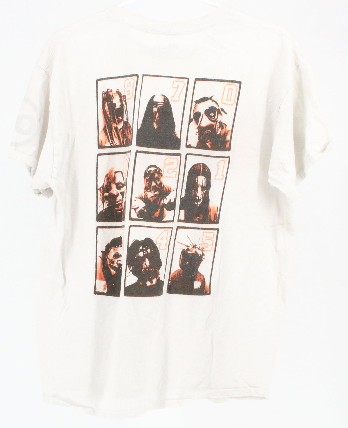 Slipknot White Front & Back Graphic T-Shirt