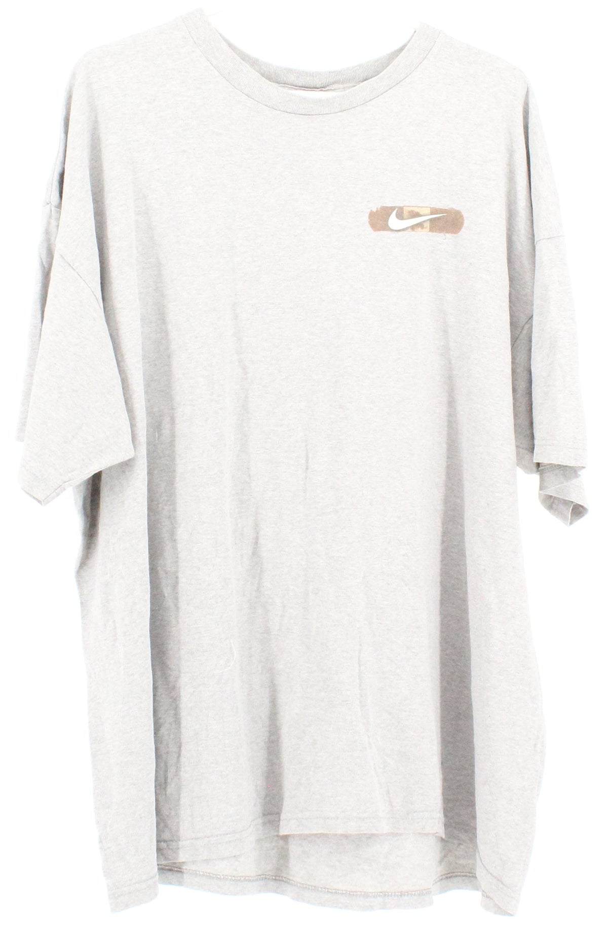 Nike Grey Front Logo "Football Hurts" Back Graphic T-Shirt