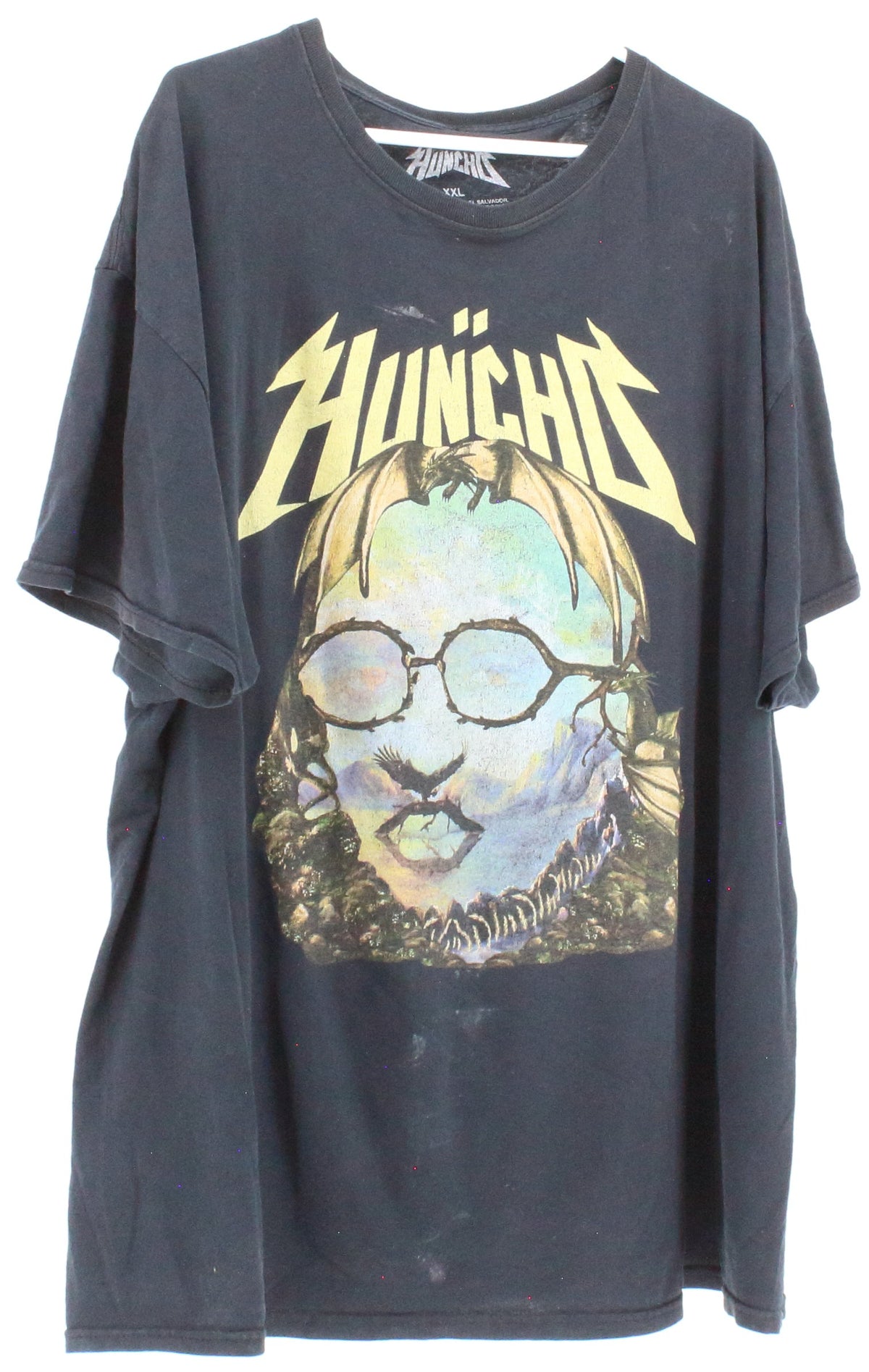 Huncho Black Front Graphic T-Shirt