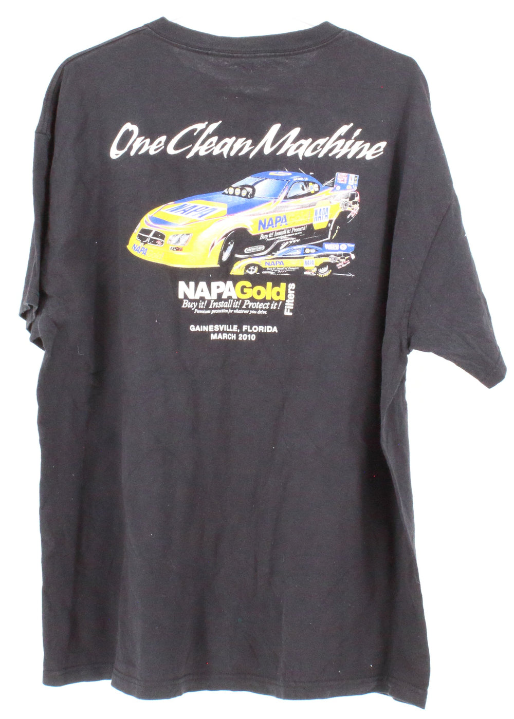 Delta Pro Weight Napa Front Logo & Back Napa Gold Florida Graphic T-Shirt