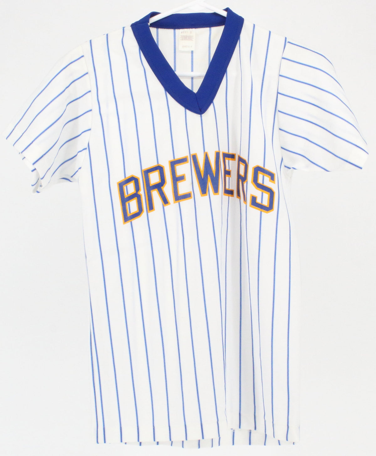 White Stripe Front Brewers Logo Jersey