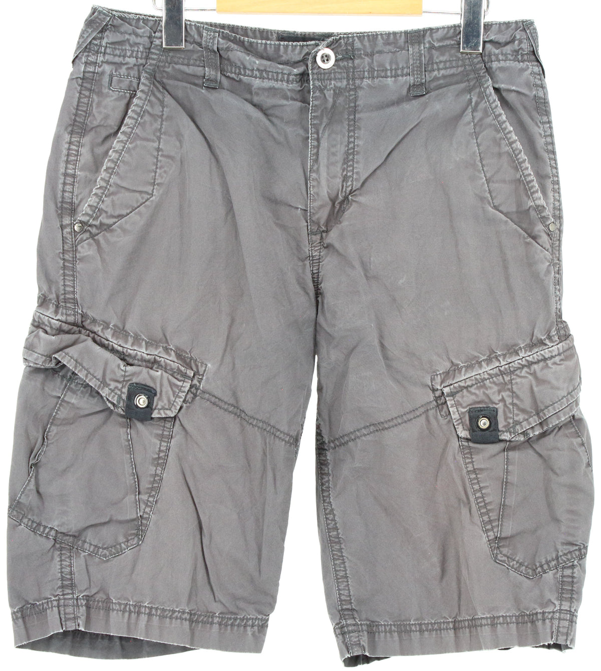 Helix Black Cargo Shorts 32"