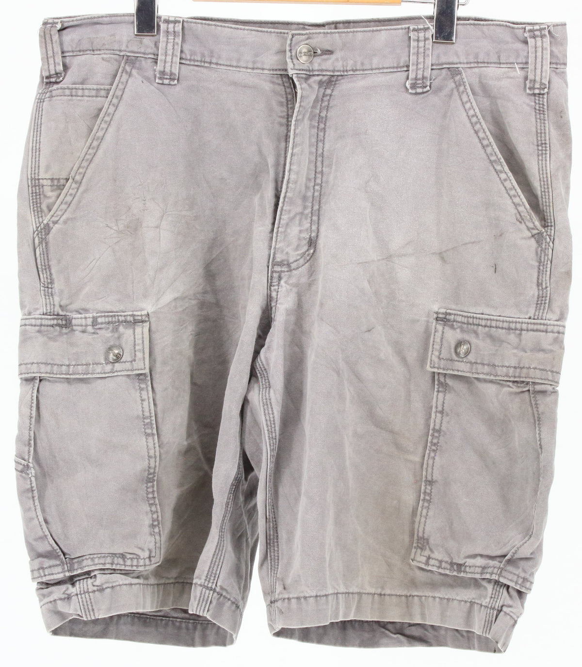 Carhartt Gray Relaxed Fit Cargo Shorts 38"