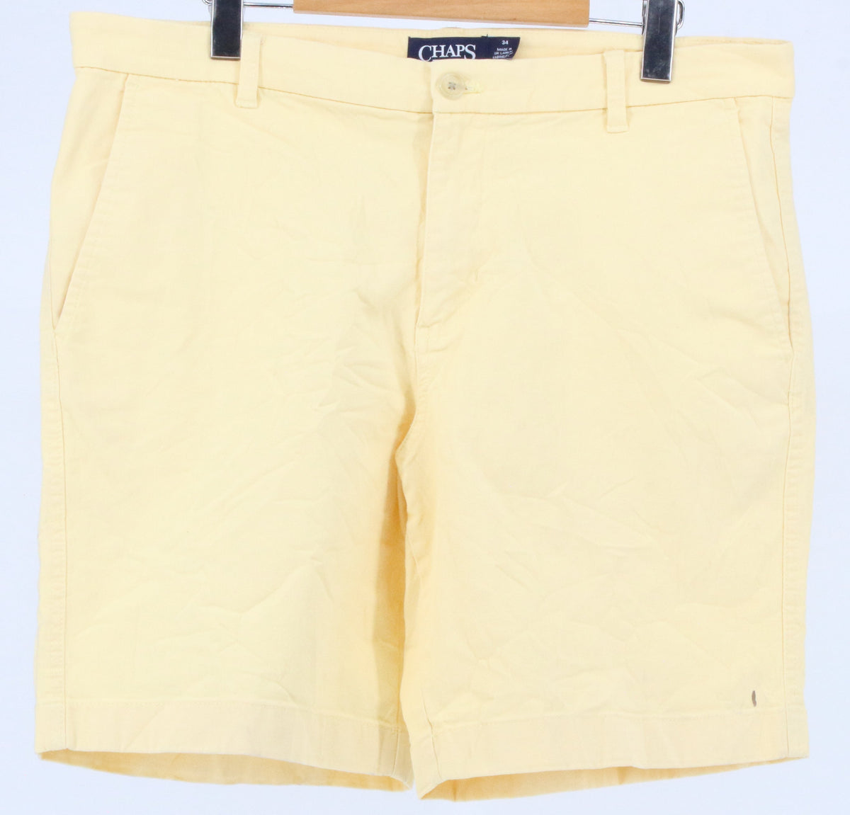 Chaps Yellow Stretch Shorts 34"