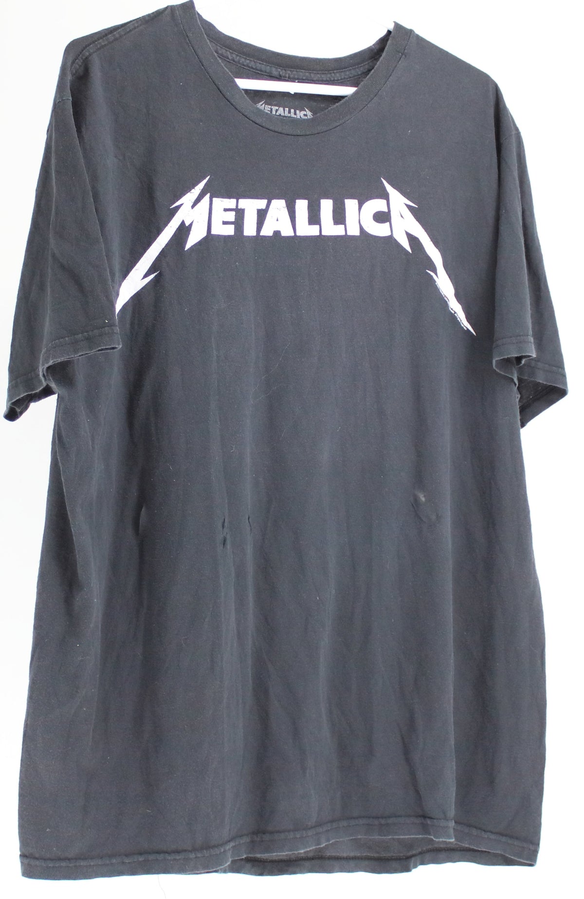 Metallic Black Front Graphic T-Shirt