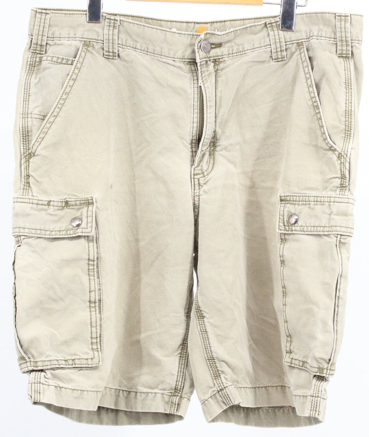 Carhartt Light Army Green Relaxed Fit Cargo Shorts 36"