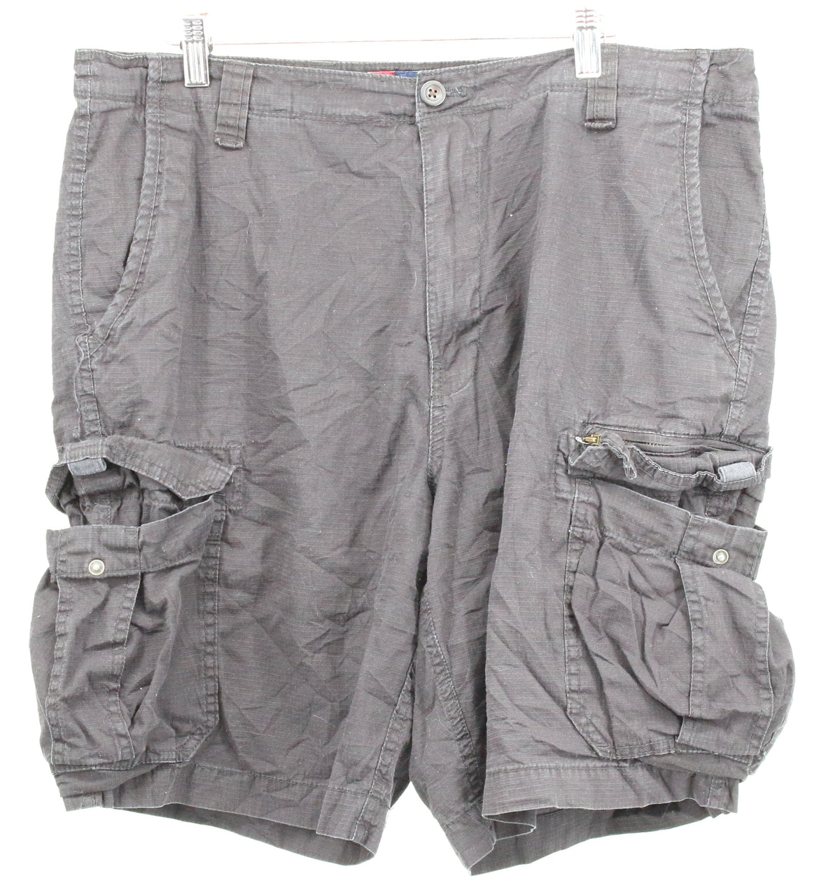 Chaps Black Multi Pocket Cargo Shorts
