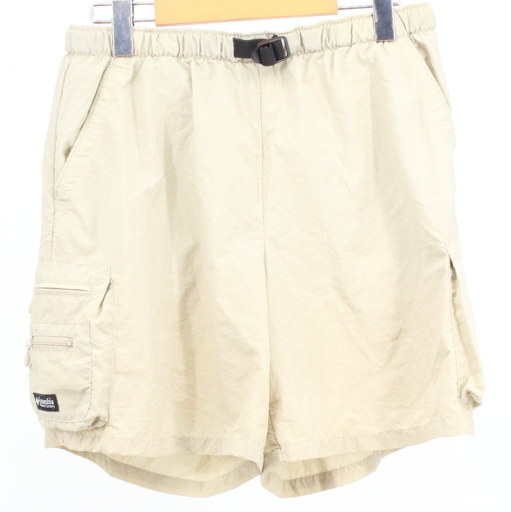 Columbia Beige Belted Cargo Shorts