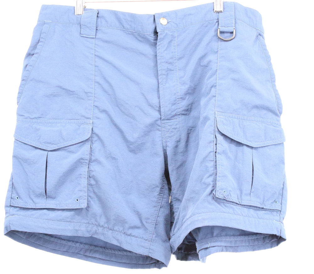 Columbia Blue Multi Pocket Cargo Shorts