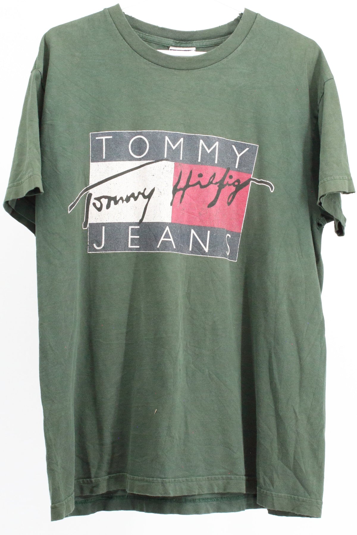 Tommy Hilfiger Dark Green Front Graphic T-Shirt