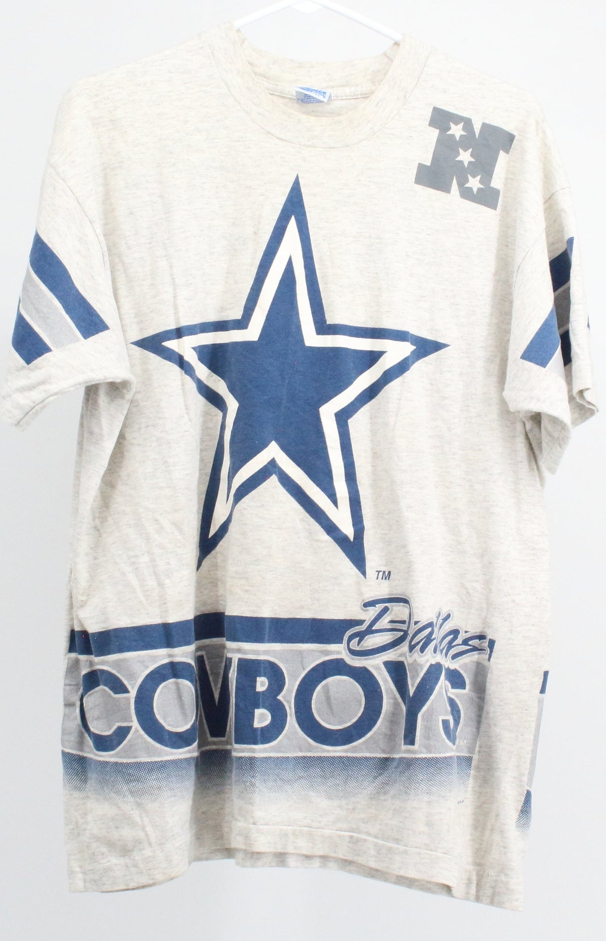 Salem Sportswear Grey Dallas Cowboy T-Shirt