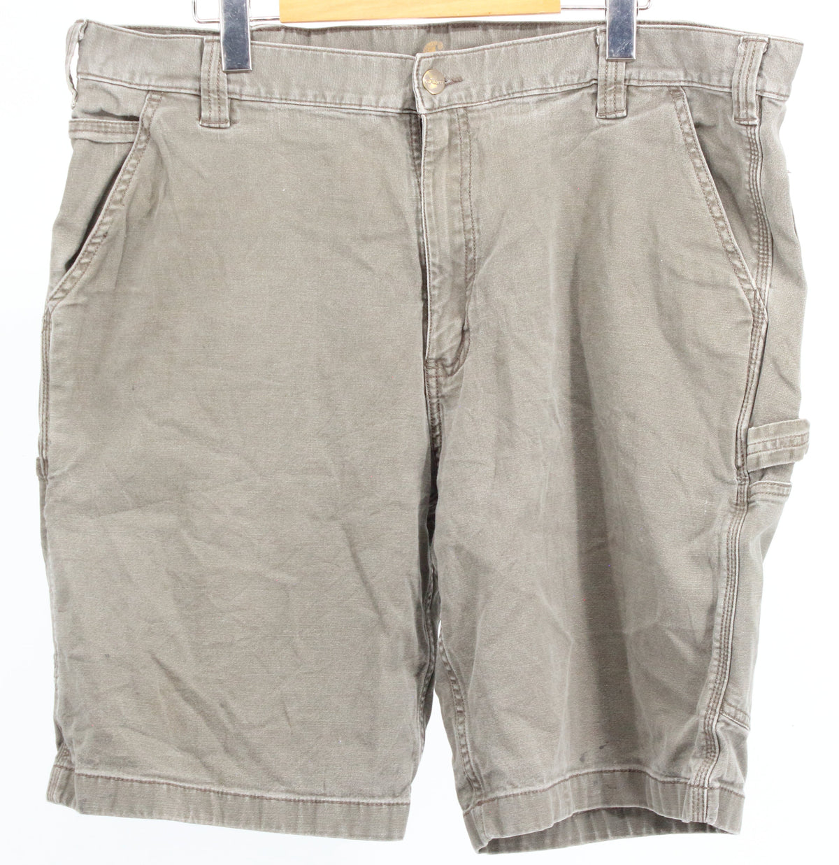 Carhartt Brown Relaxed Fit Painter Shorts 40"