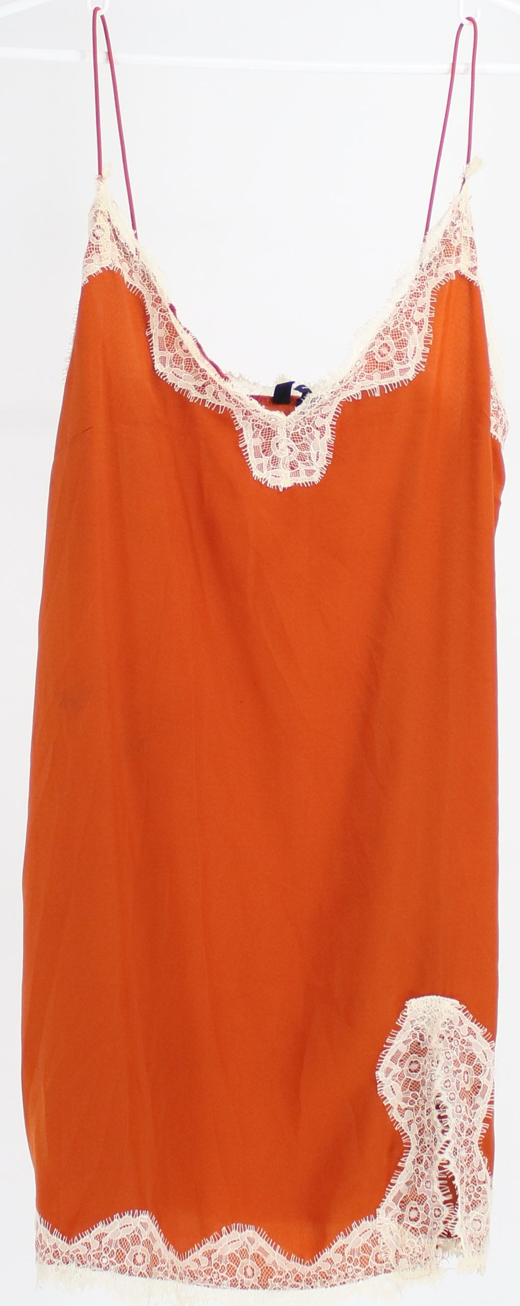 Out From Under Rust Lace Slip Dress