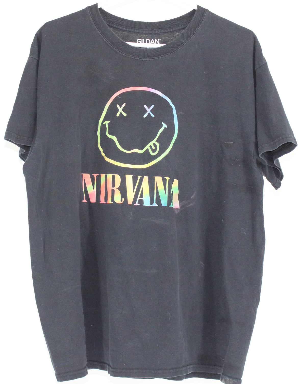 Gildan Nirvana Black Front Graphic T-Shirt