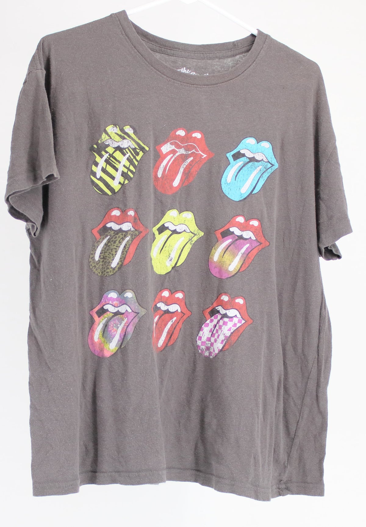 The Rolling Stones Grey Front Graphic T-Shirt