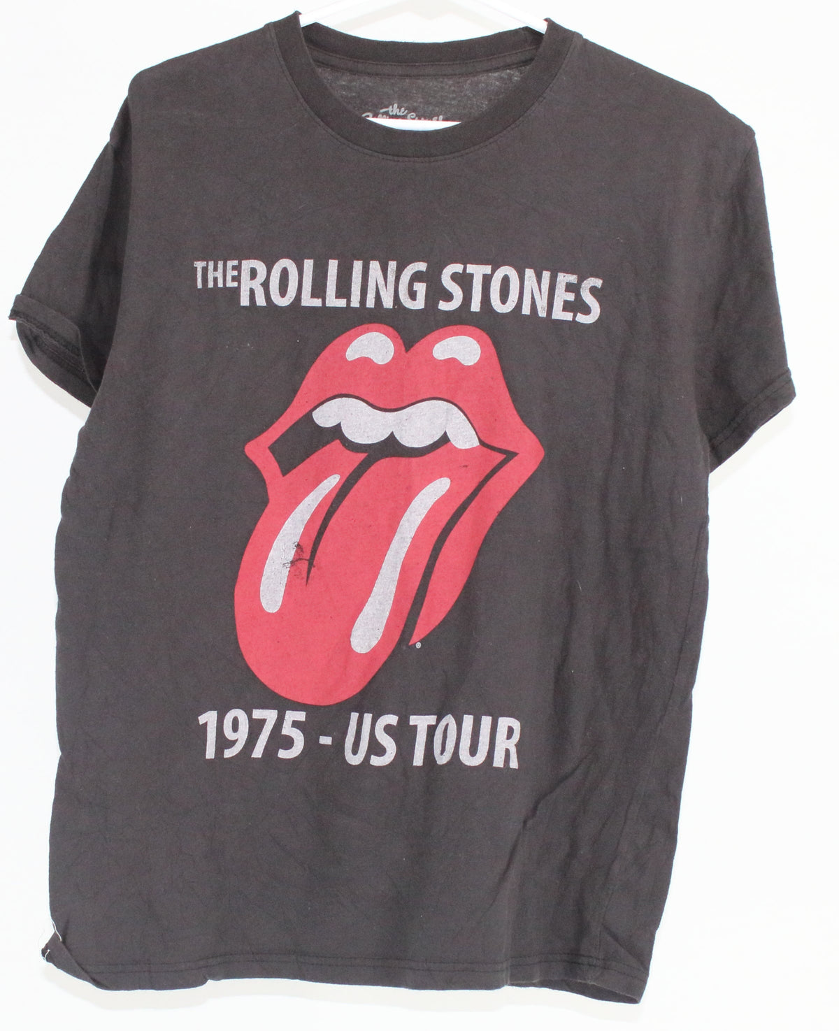 The Rolling Stones Black 1975 US Tour T-Shirt