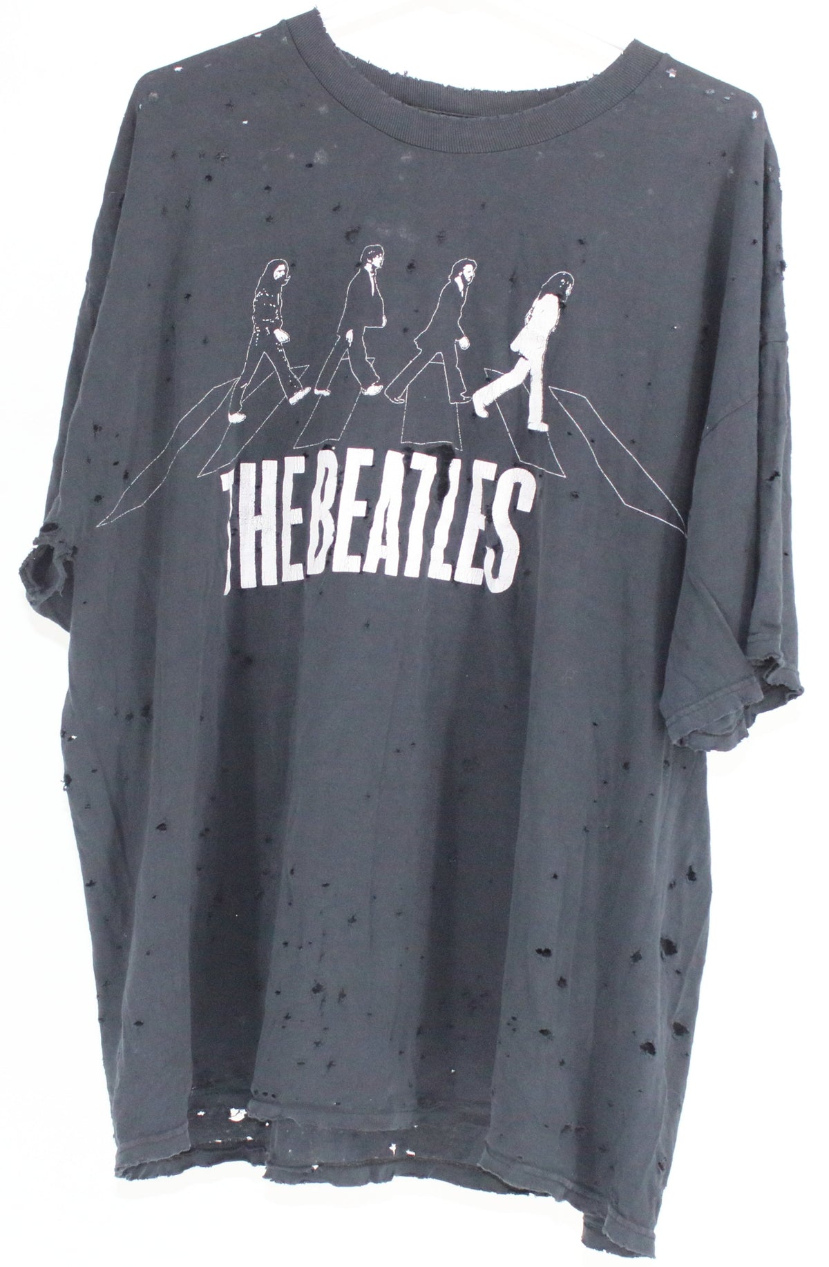 Furst Of A Kind Black The Beatles Distressed T-Shirt