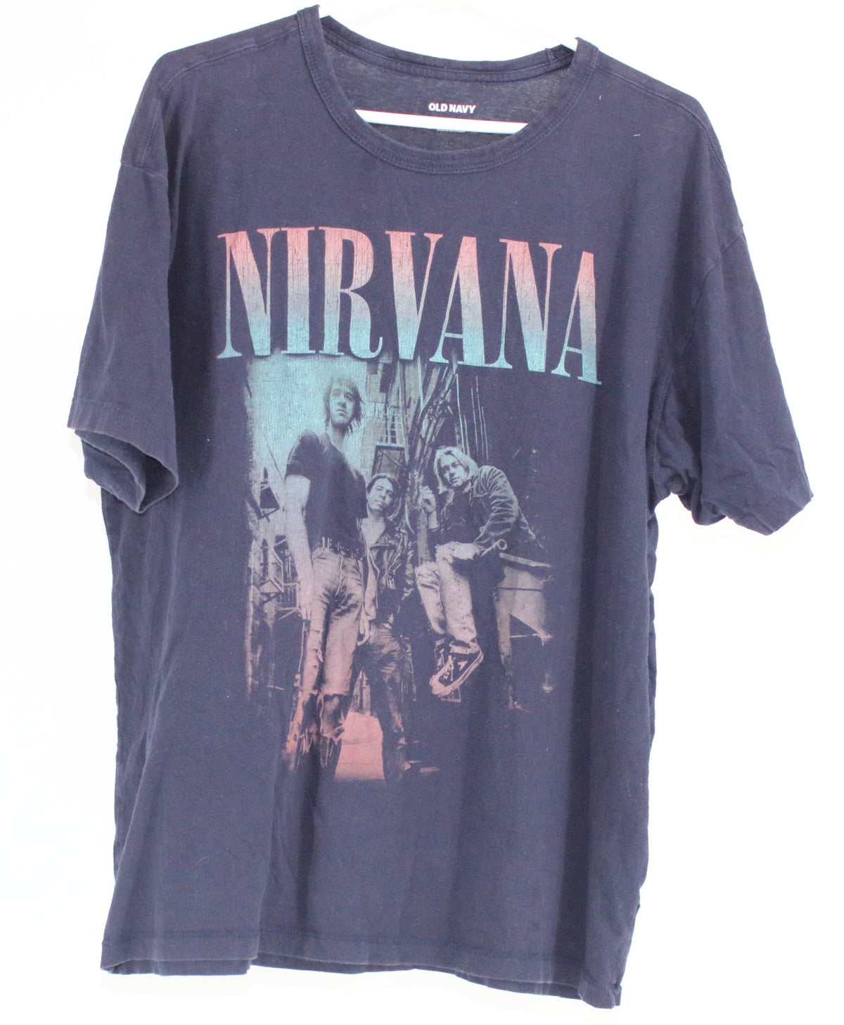 Old Navy Black  Nirvana Front Graphic T-Shirt