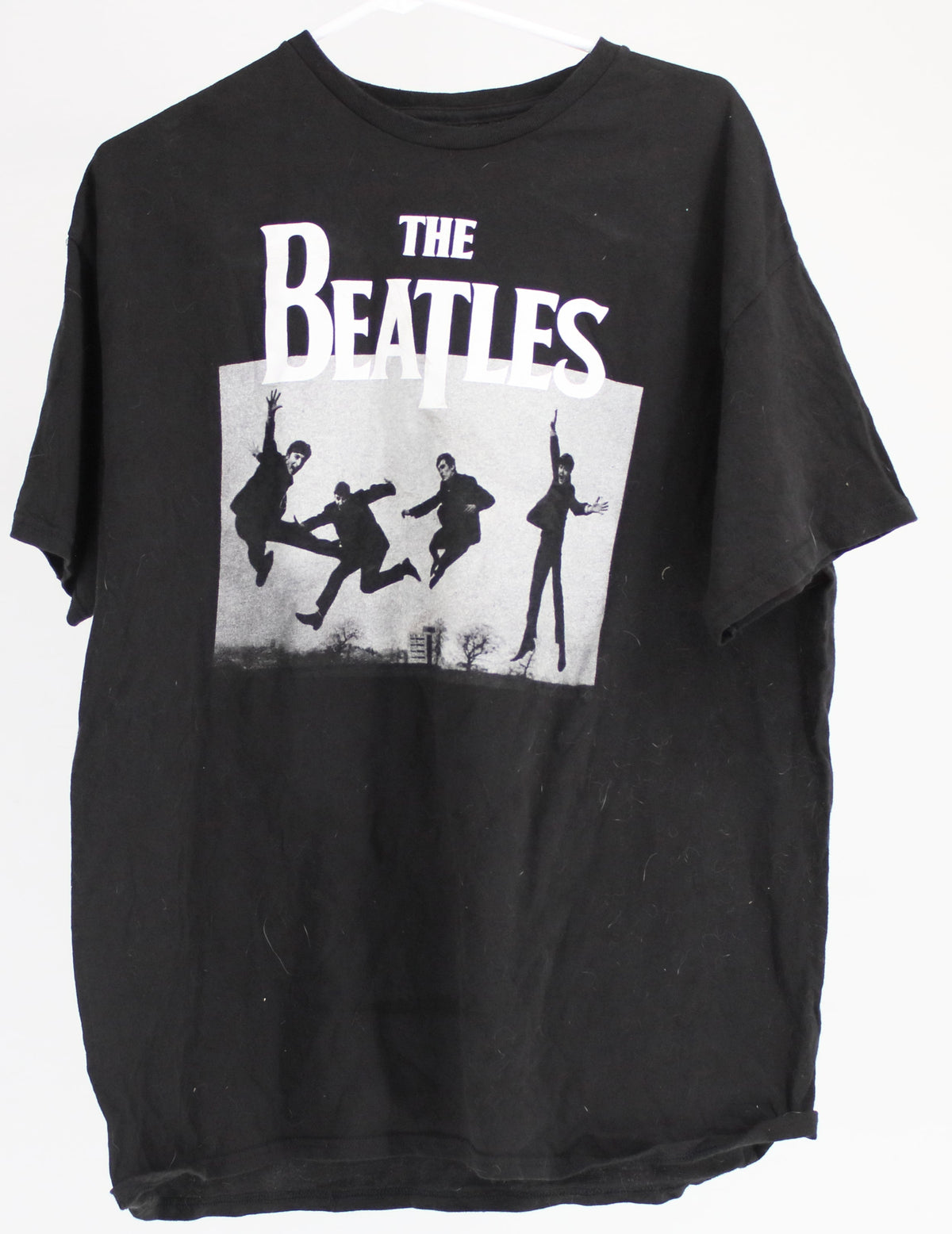 The Beatles Black & White Front Graphic T-Shirt