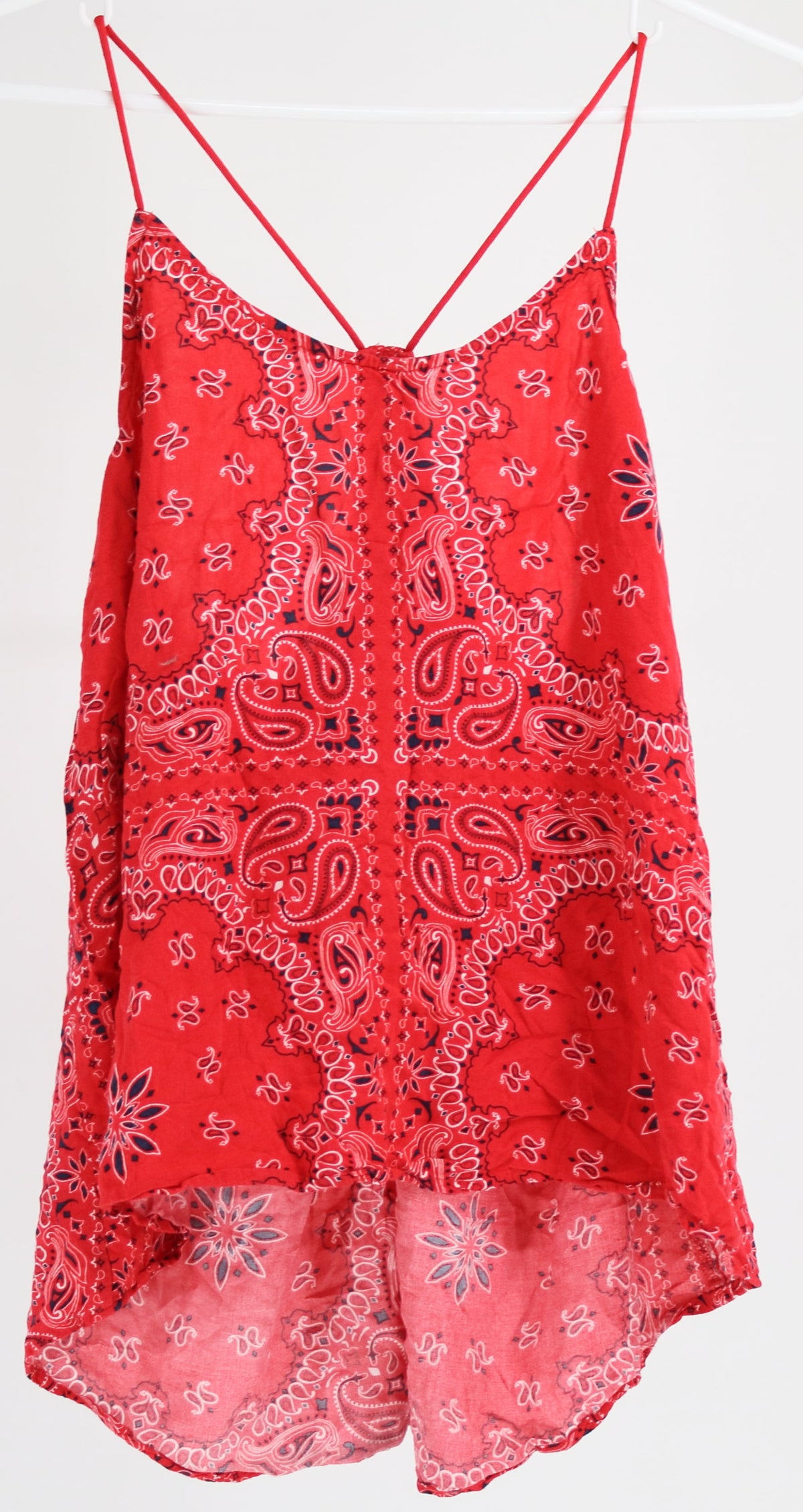 Noi Boi Red Paisley Print Top