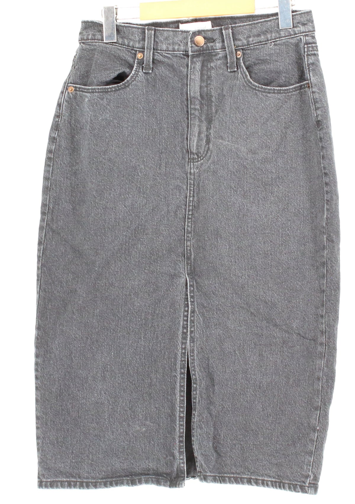 Universal  Thread Black Denim Skirt 8"