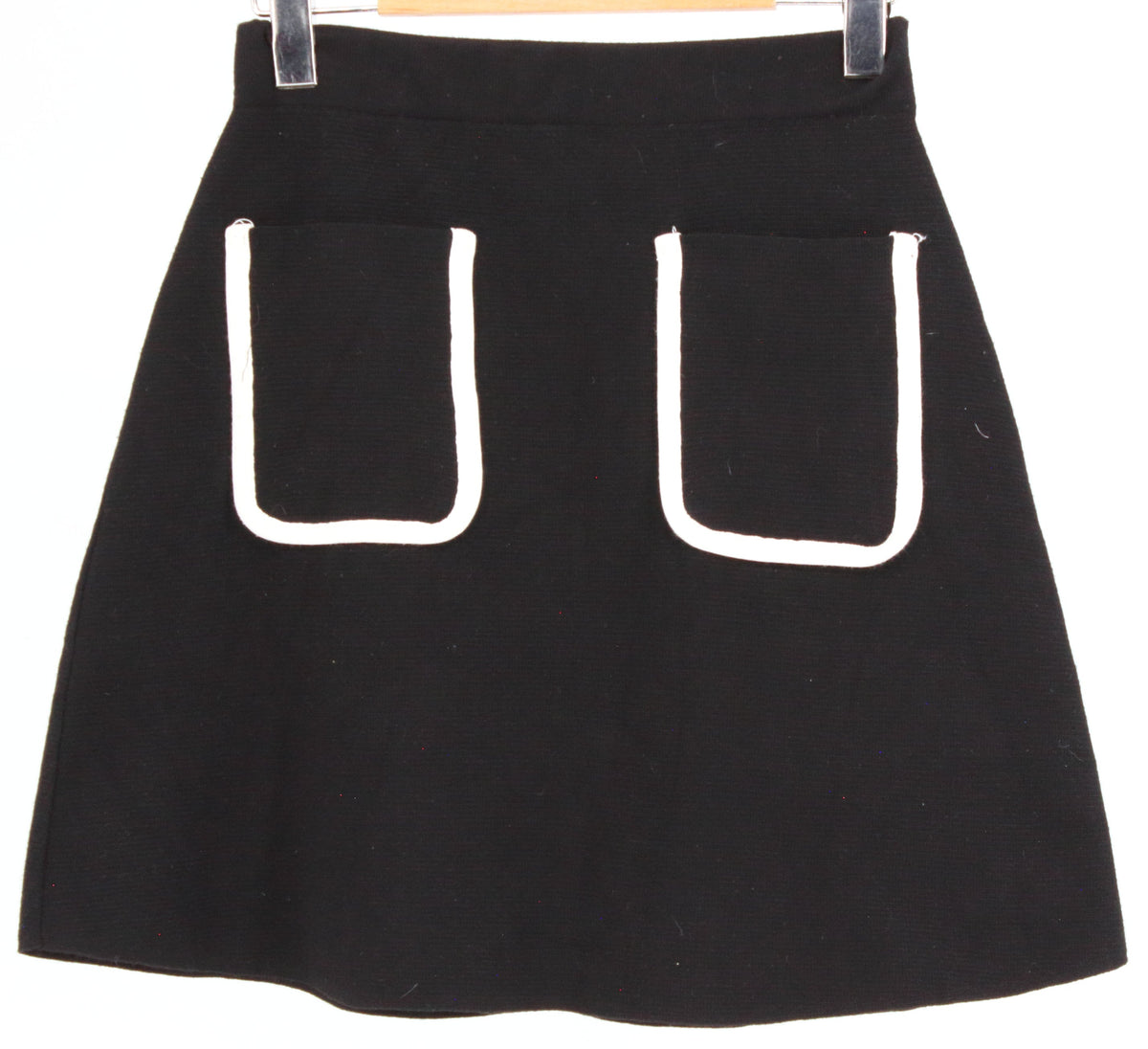 Zara Black Knit Mini Skirt